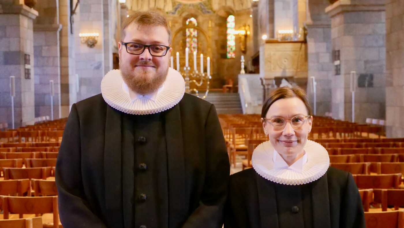 Jonas Eg Knudsen og Sofia Skamris Pedersen