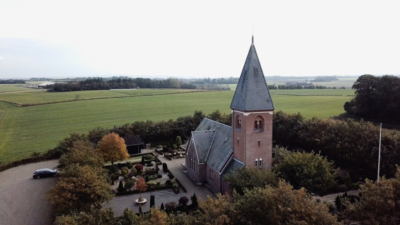 Hjerm Østre kirke (exteriør)