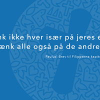 Paulus’ Brev til Filipperne kapitel 2 vers 4
