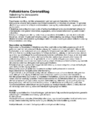 Folkekirkens Coronatiltag vejledning