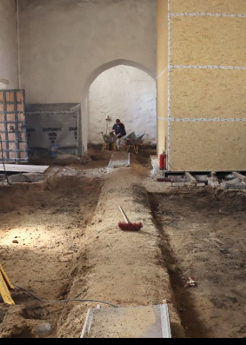 Udgravning i Ørum kirke